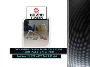 BLACK DUCK Carbon Brush is Suitable For Hero Passion Pro