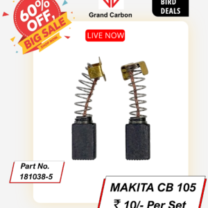 Power Tools carbon brush suitable for makita CB105, This Carbon Brush Size 17x10x6mm, Used For Hammer