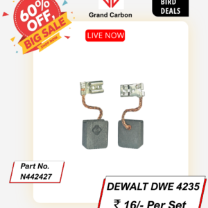 Power Tools Carbon Brush Suitable For Dewalt DWE 4235, This Carbon Brush Size 13x11.50x6mm used for Angle Grinder