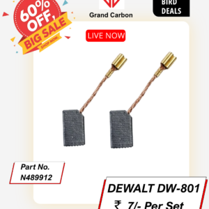 Power Tools Carbon Brush Suitable For Dewalt DW-801, This Carbon Brush is 13.50x8x6.25mm, Used For 4"In Angle Grinder