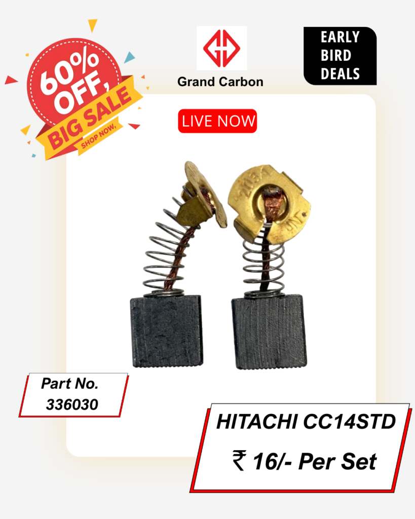 Power Tools Carbon brush Suitable For Hitachi CC14STD, Used For Cut of machine
