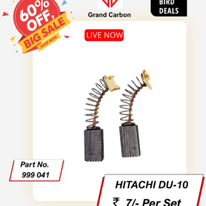 Power tools carbon brush suitable for hitachi DU-10, this carbon brush size 13.50x7.25x6.25mm, used for Compact Drill