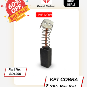 Power Tools Carbon Brush Suitable For KPT Cobra , This Carbon Brush Size 19x12x6mm , used for Angle grinder