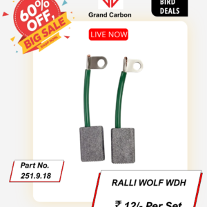 Power Tools Carbon Brush Suitable For Ralli Wolf GQ4, This Carbon Brush Size 18x12.50x6mm used for drill