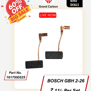 Power tools carbon brush suitable for bosch 2-26, used for 26mm hammer drill, this carbon brush size 18.50x8x5mm, 26mm Hammer Drill