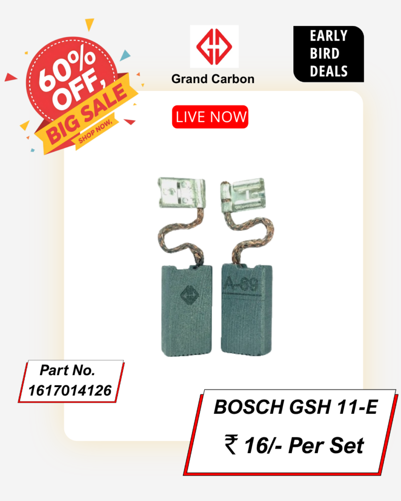 Power Tools Carbon Brush Suitable For Bosch GSH 11-E, Used For Breaker