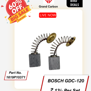 Power Tools Carbon Brush Suitable For Bosch GDC120, Used For 4"In Marble Cutter, Size - 16x12.50x6.25mm