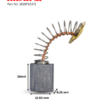 High Quality Power Tools Carbon Brush Suitable For Bosch GDC 120, Used For Marble Cutter, size 16x12.50x6.25 MM