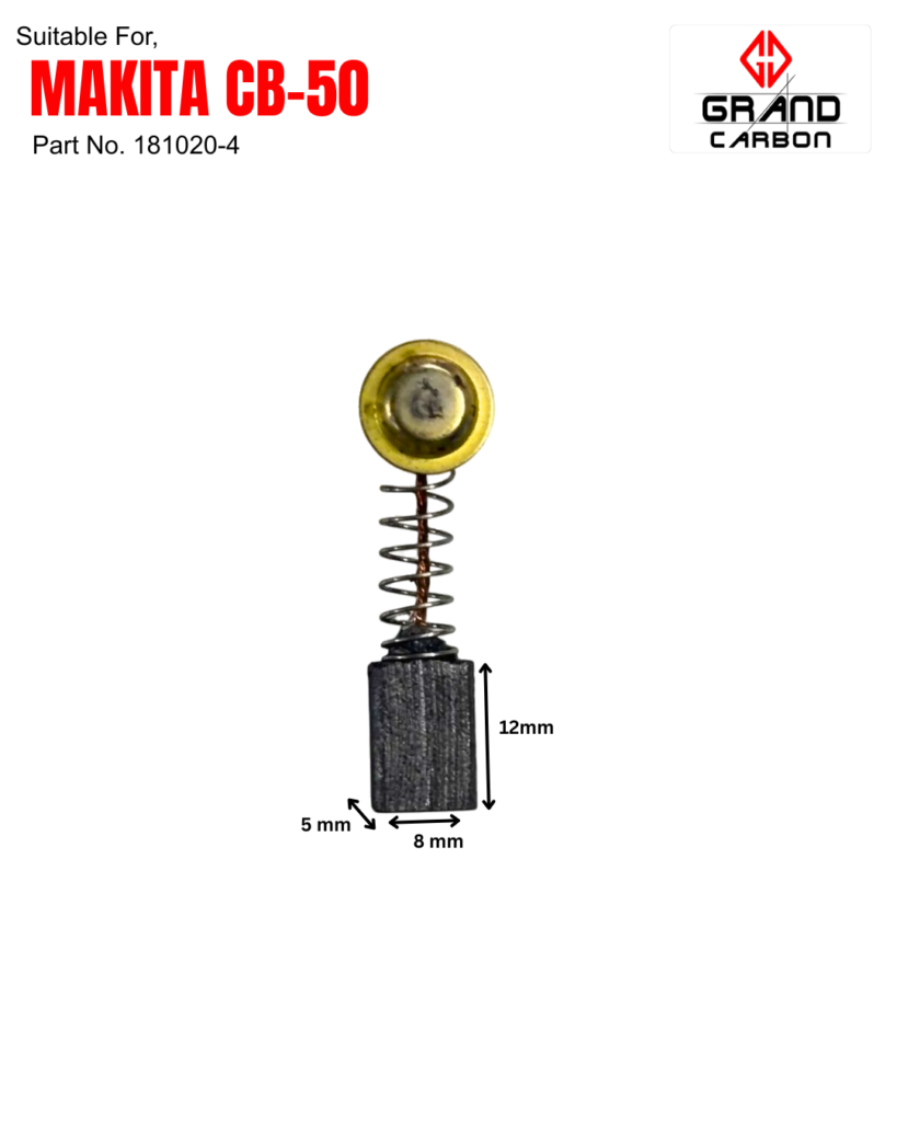 Power Tools Carbon Brush Suitable For Makita CB50, This carbon brush is used for Makita Drill , and size 12x8x5mm
