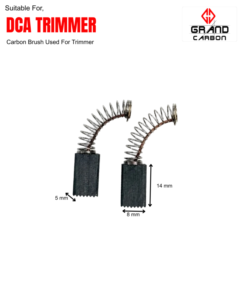 Best Quality Power Tools Carbon Brush Suitable For DONG CHENG Trimmer, Size 14x8x5mm,