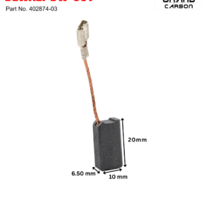 Power Tools Carbon Brush Suitable For Dewalt DW831, this Carbon Size 20x10x6.25, Used For Angle Grinder