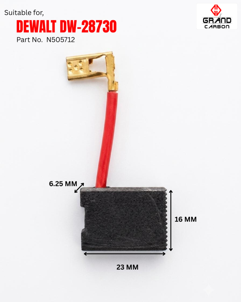 Power Tools Carbon Brush Suitable For Dewalt DW-28730, Used For 14"In Pipe Cutter