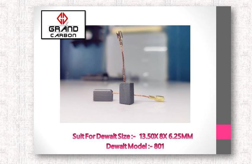 Black Duck Suitable For Dewalt Carbon Brush Suitable For Dewalt DW-801 Angle Drill