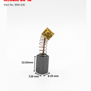 Best Quality Power Tools Carbon Brush Suitable For Hitachi DU-10, Used For 10mm compact drill, 13.50x7.25.x6.25mm