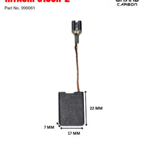Best Quality Power Tools Carbon Brush Suitable For Hitachi G18sh-2, This carbon brush size is 22x17x7mm, used for angle grinder