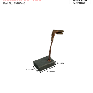 Power Tools Carbon Brush Suitable For Makita CB325, This Carbon Brush Size 16x11x5mm, used for angle grinder
