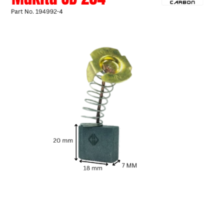 Power Tool Carbon Brush Suitable For Makita CB-204, This Carbon Brush size 20x18x7mm, used for angle grinder,