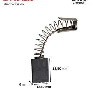 Power Tools Carbon Brush Suitable for KPT SD1285, Used For Grinder, Size 18.50x12.50x6mm,