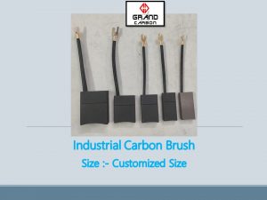 Industrial Carbon Brush For Electrographtie Grade
