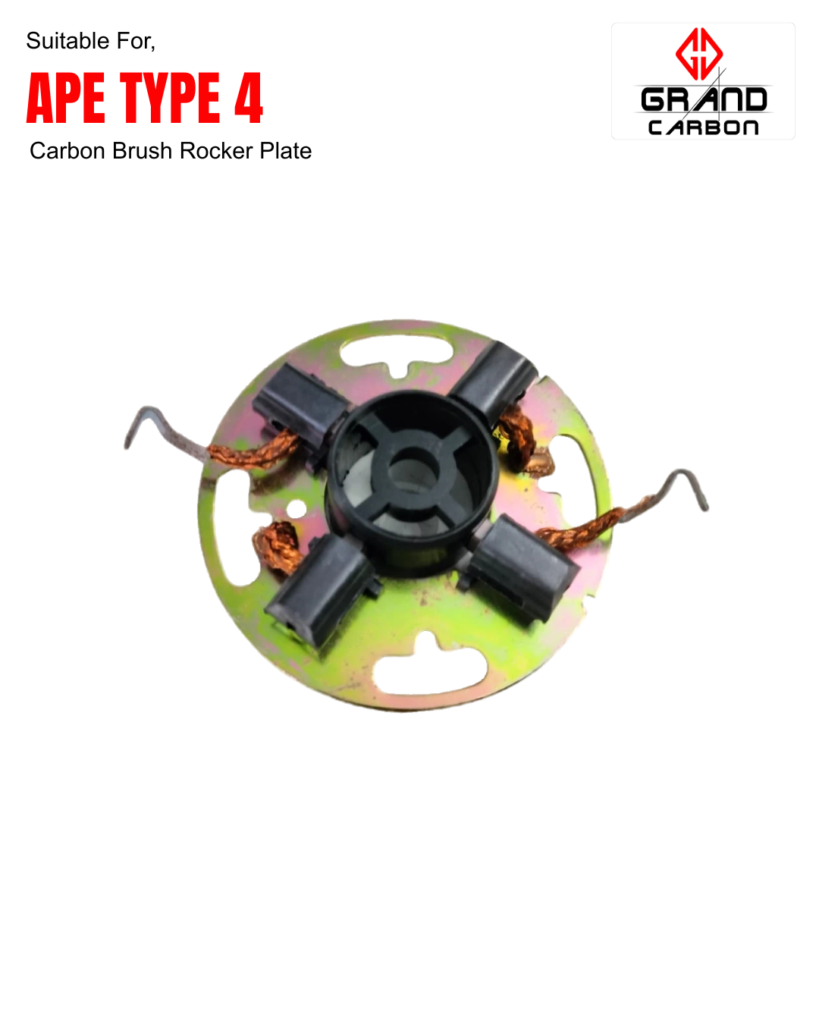 High Quality Four Wheeler Vehicle Self Starter Carbon Brush Rocker plate suitable for ape type 4, this used for four wheeler vehicle self starter carbon brush