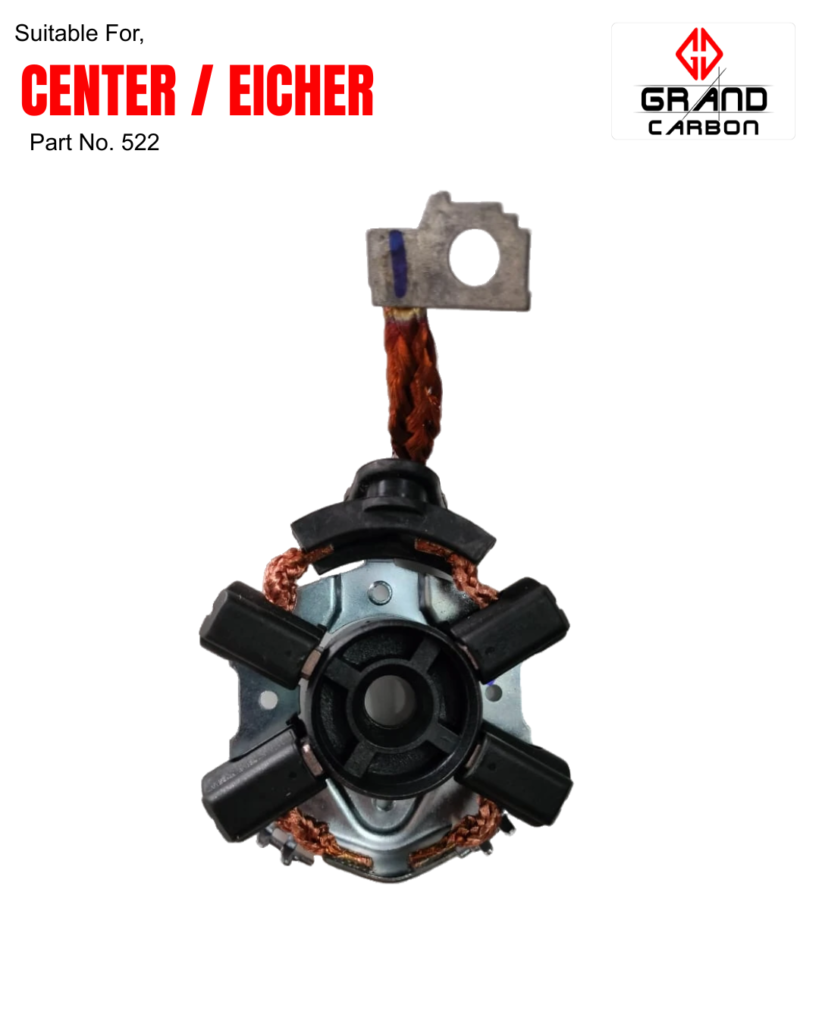 Best Quality Four Wheeler Vehicle Starter Carbon Brush Suit For Center Eicher Part No.522,