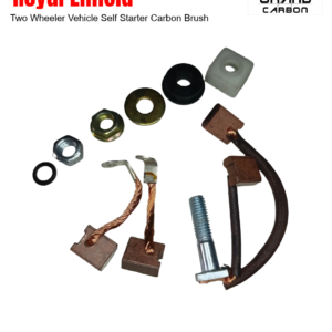 Two Wheeler Vehicle Self Starter Carbon Brush Suit For Royal Enfield 350, Used For Two Wheeler Vehicle self starter carbon brush