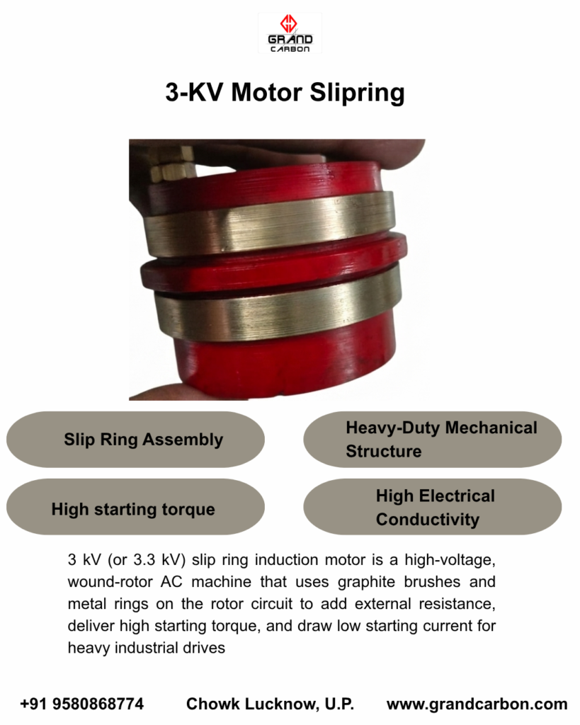 3KV Motor Slip Ring – Copper Slip Ring for High Voltage Slip Ring Motor (5 Nos.)
