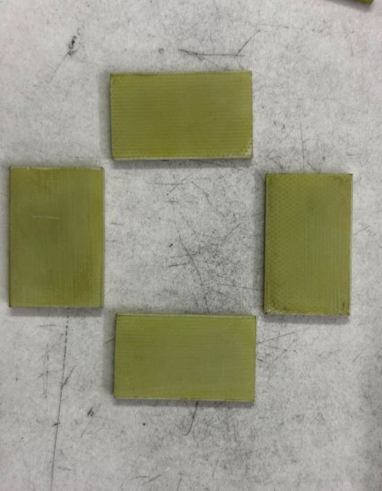 Fiber Vane FR4 Grade Size 33x20x3mm For Oil Pump