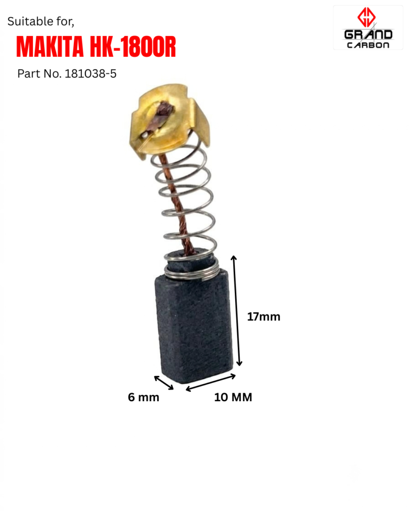 Power Tools Carbon Brush Suitable For Makita HK1800R Used for This carbon brush size 17x10x6mm, used for 5kg breaker