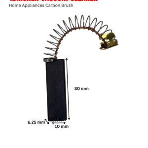 Best Quality Home Appliances Carbon Brush Suitable For Vacuum Cleaner 30x10x6.50mm