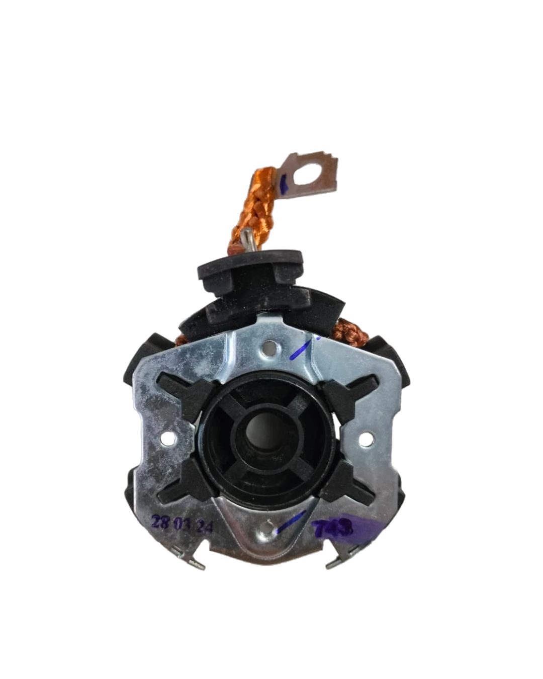 Good Quailty Four Wheeler Vehicle Self Starter Carbon Brush Suit For Scorpio 743, used for four wheeler vehicle self starter carbon brush